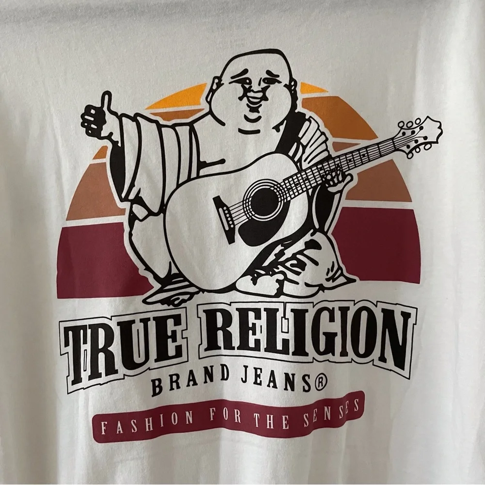 Men’s True Religion Buddha Sunrise Crew Tee Size 3XL